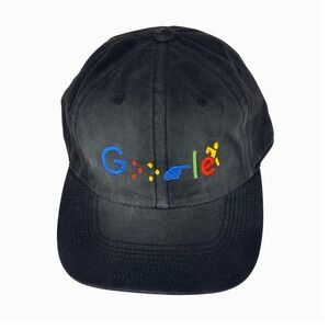 Google Baseball Hat Disability Accessibility Braille ASL Logo Tech Geek- RARE